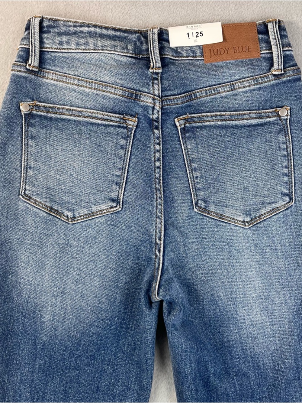 Judy Blue HW Americana Flare Jeans NWT $85 Size 7/25 High Rise USA Flag Denim - Picture 13 of 14